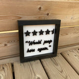 Would Poop Here Again Sign