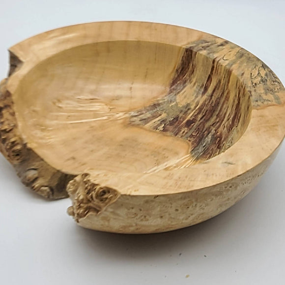 Box Elder Burl Bowl - HandmadeSask