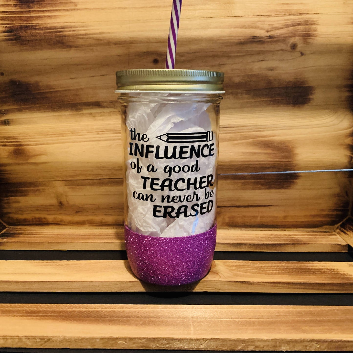 The Influence of a Good Teacher Glitter Jar - 1