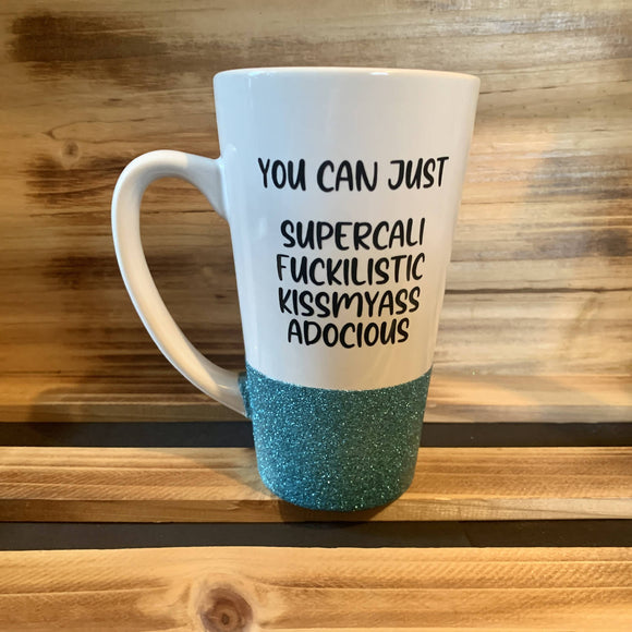 Supercali Glitter Mug