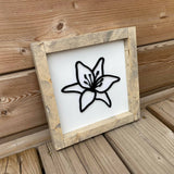 Lily 3D Sign