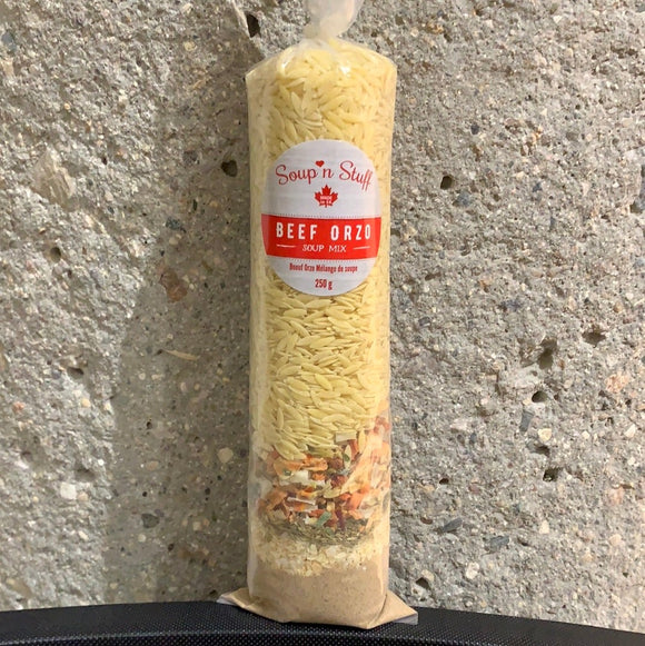 Soup N Stuff, Beef Orzo Soup Mix