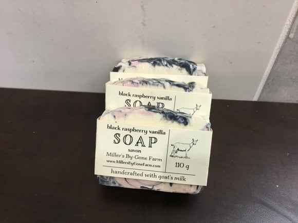 Goat Milk Soap - Black Raspberry Vanilla