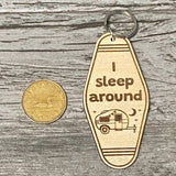 Retro Wooden KeyChains - 3