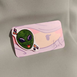 Alien Pin - HandmadeSask