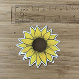 Sunflower Waterproof Sticker - HandmadeSask