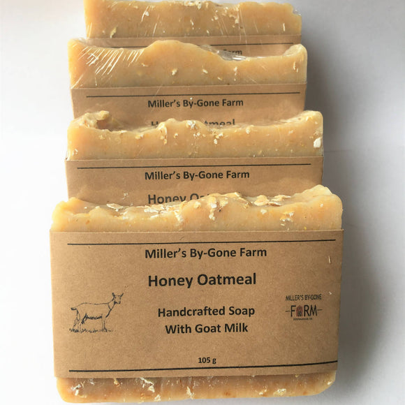 Goat Milk Soap - Honey Oat - HandmadeSask