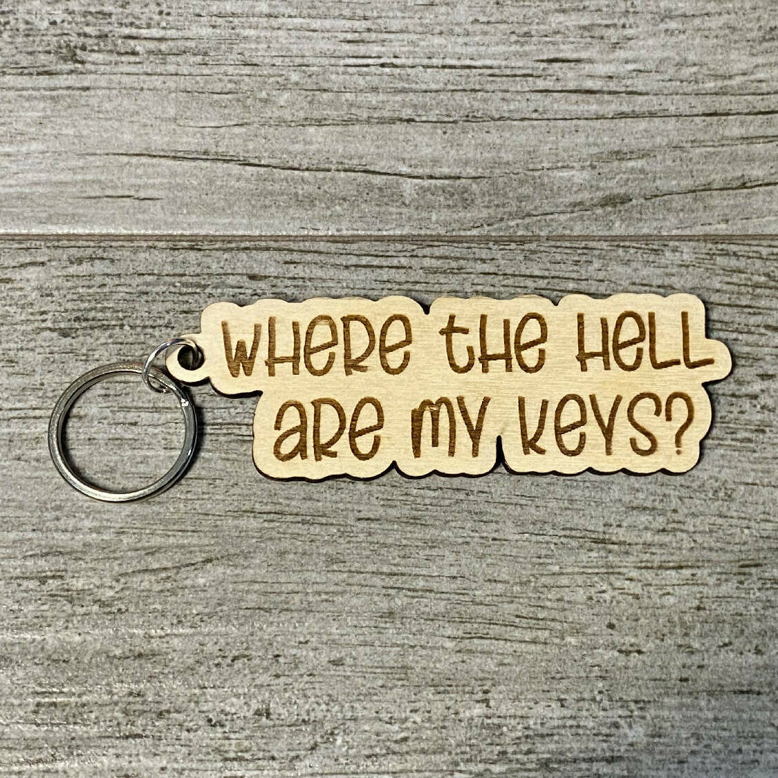 Sassy Wooden KeyChains