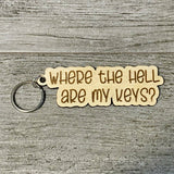 Sassy Wooden KeyChains