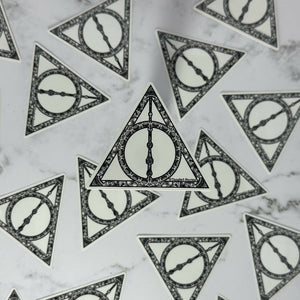 Deathly Hallows Weatherproof Sticker