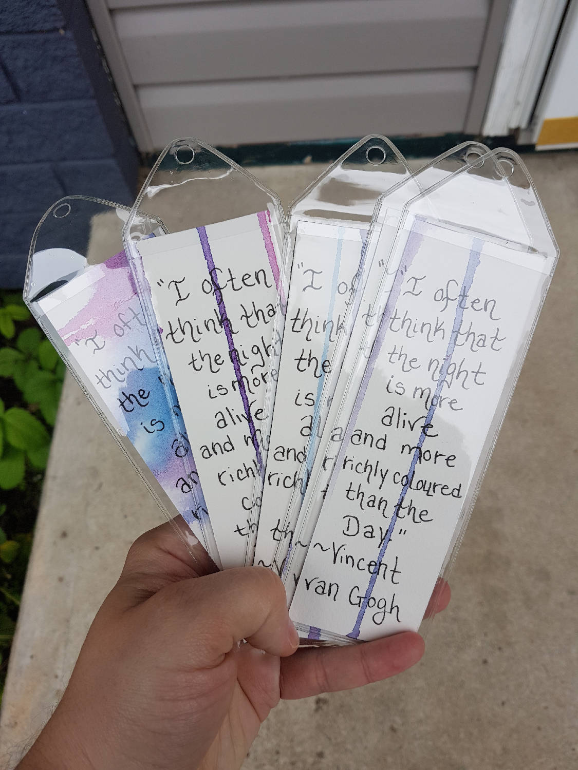 Hand-Painted Bookmarks