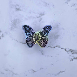 Holographic Butterfly Weatherproof Sticker