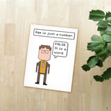 Dwight Age ("The Office") | Birthday | Greeting Card - HandmadeSask