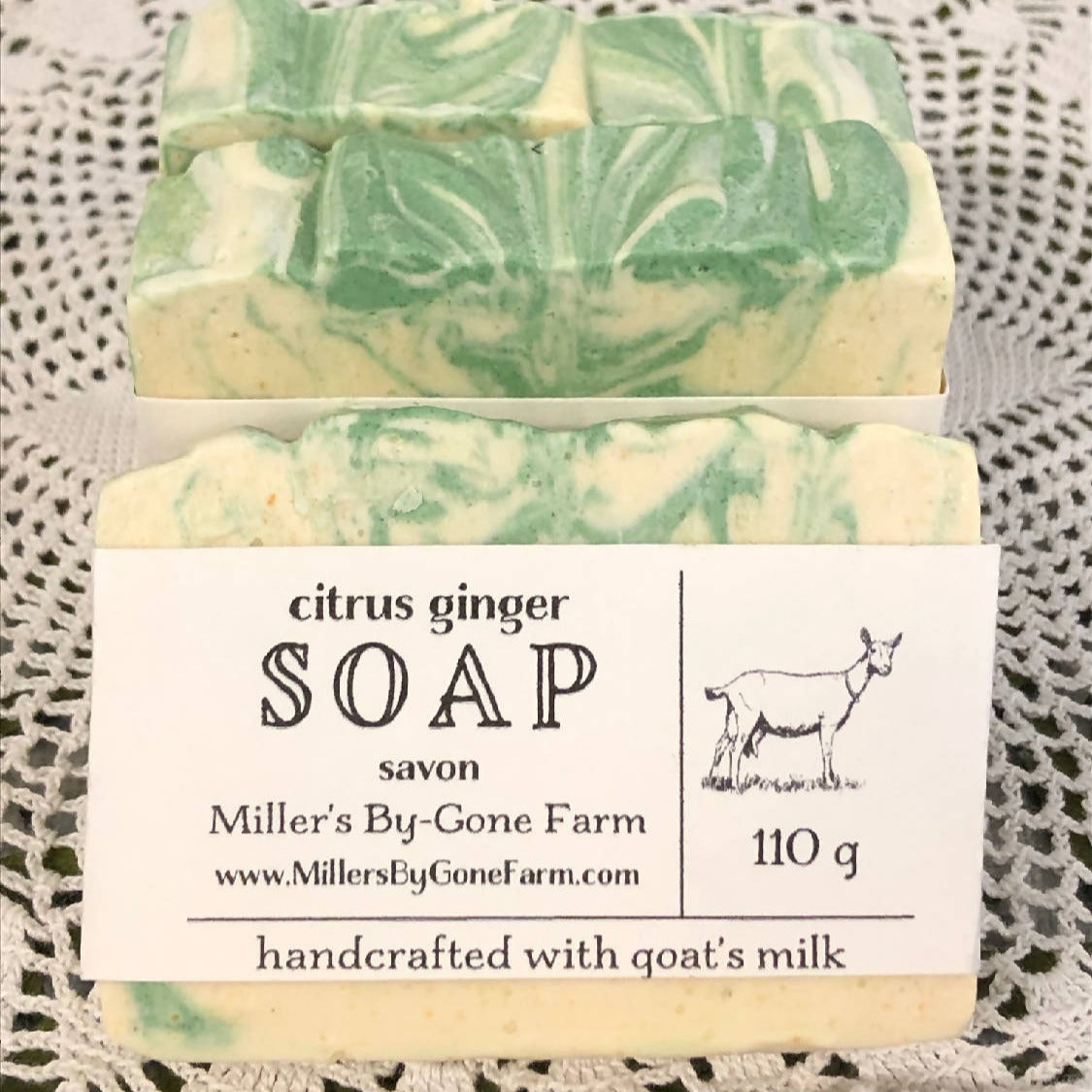 Goat Milk Soap Citrus Ginger - HandmadeSask
