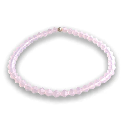 Pink Opal Swarovski Bracelet