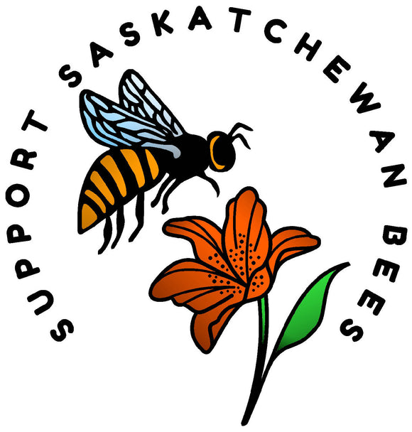 Support Saskatchewan Bees Sticker