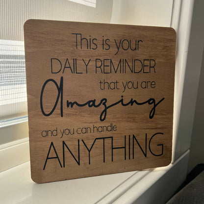 Mini Stained Sign