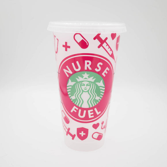Nurse Fuel (Pink) Starbucks Cup