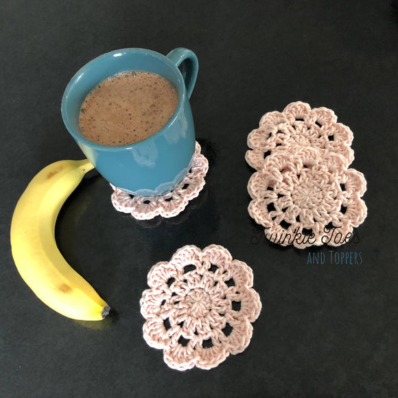 Ruffled Coasters - HandmadeSask