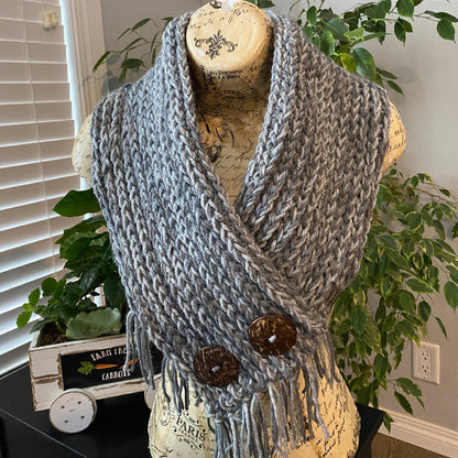 Fringed Cowl