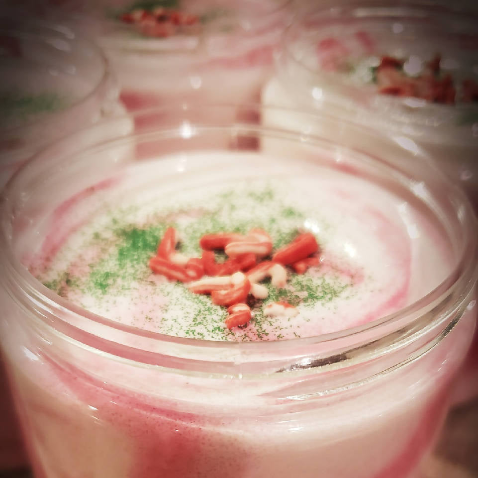 Foaming Sugar Scrub: Holly Berry & Plum - HandmadeSask