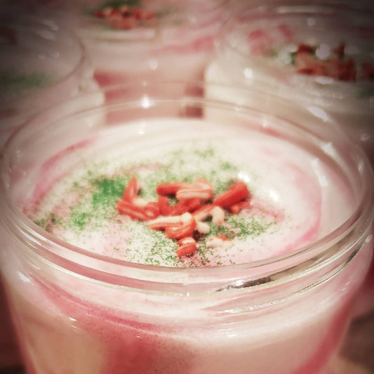 Foaming Sugar Scrub: Holly Berry & Plum - HandmadeSask