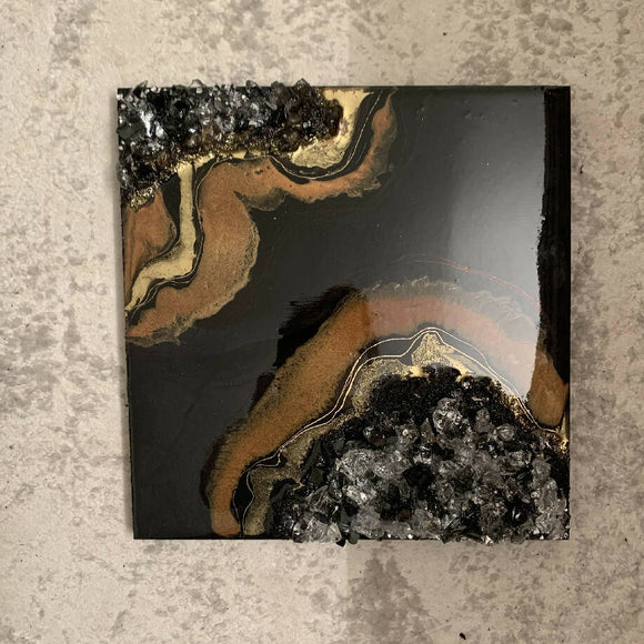 Medium Resin Geode Art