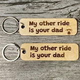 Rectangle Wooden KeyChains - 4