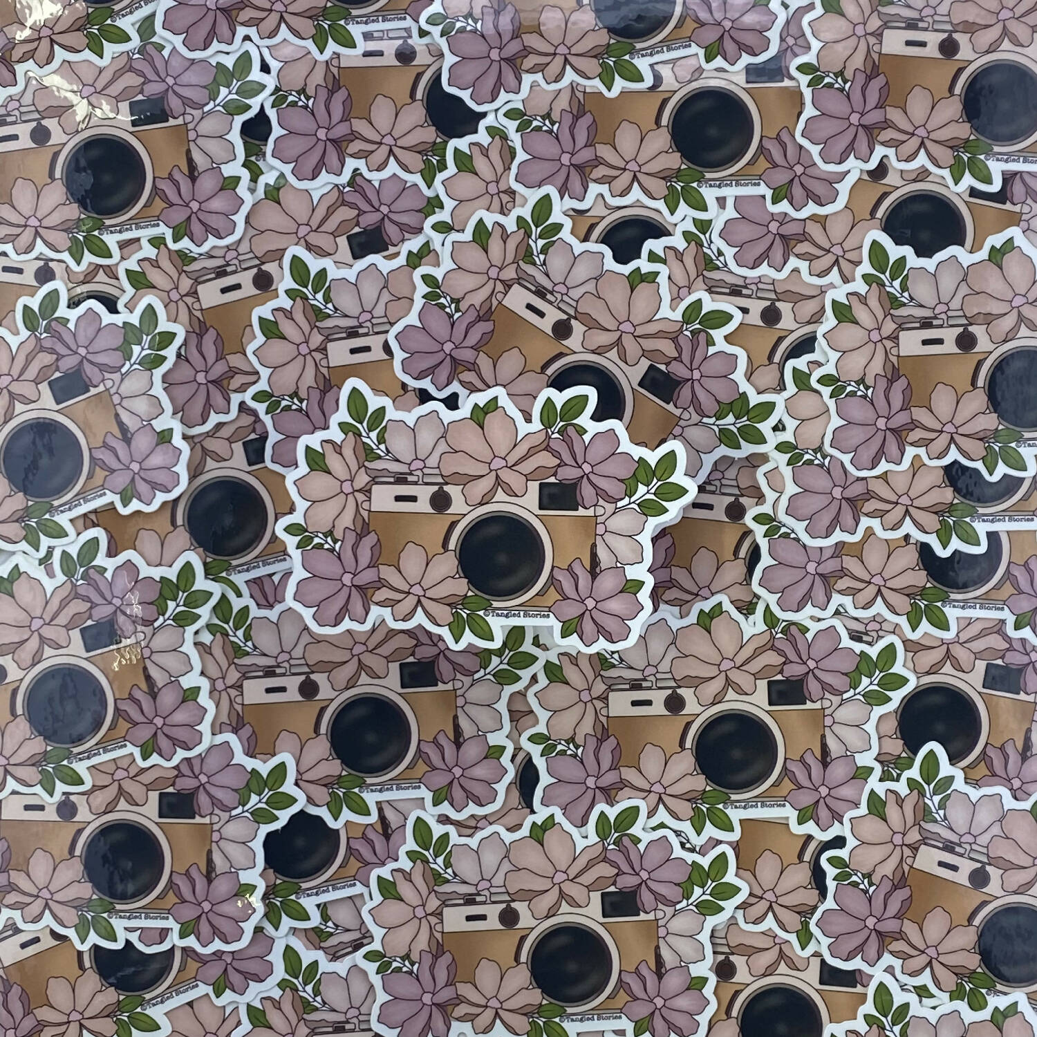 Floral Camera Weatherproof Sticker – HandmadeSask