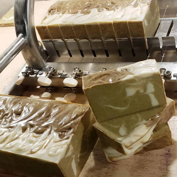 Green Tea with Kaolin Clay: Goat Milk Soap - HandmadeSask