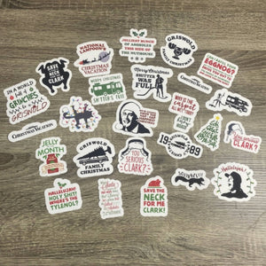 National Lampoon's Christmas Vacation 26 2.5" Vinyl Stickers/Decals