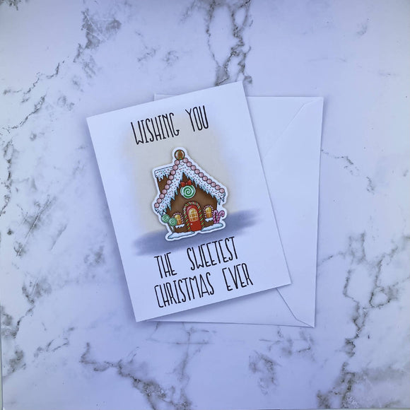 Sweetest Christmas Ever Stickard (Sticker + Greeting Card)