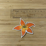 Prairie Lily Waterproof Sticker - HandmadeSask